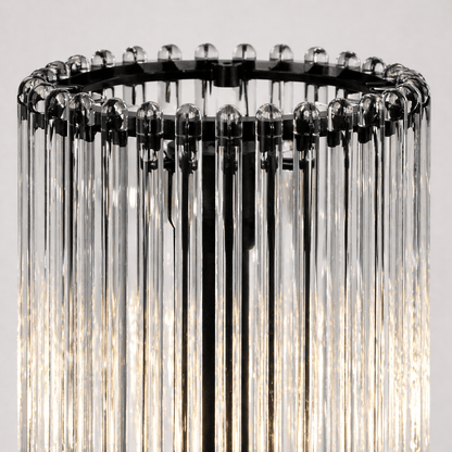 Lights  -  YS 13-1227-4AB Antique Floor Lamp with Clear Glass - Black  -  60485116