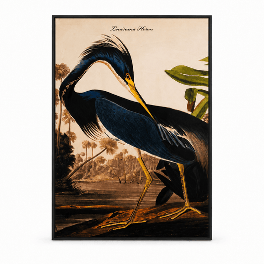 Pictures  -  60485122 Heron Velvet Canvas Large - 142 x 93cm  -  60485122