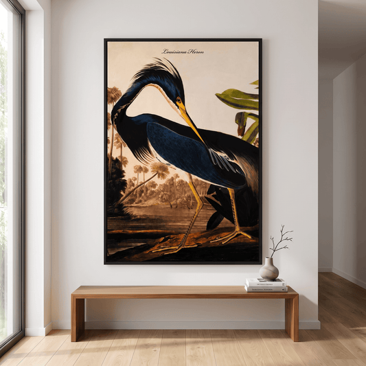 Pictures  -  60485122 Heron Velvet Canvas Large - 142 x 93cm  -  60485122