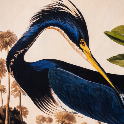 60485122 Heron Velvet Canvas Large - 142 x 93cm