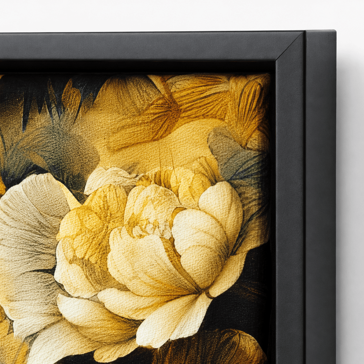 Pictures  -  SHH Orient 3 Velvet Large Canvas with Black Frame - 92 x 142cm  -  60485124