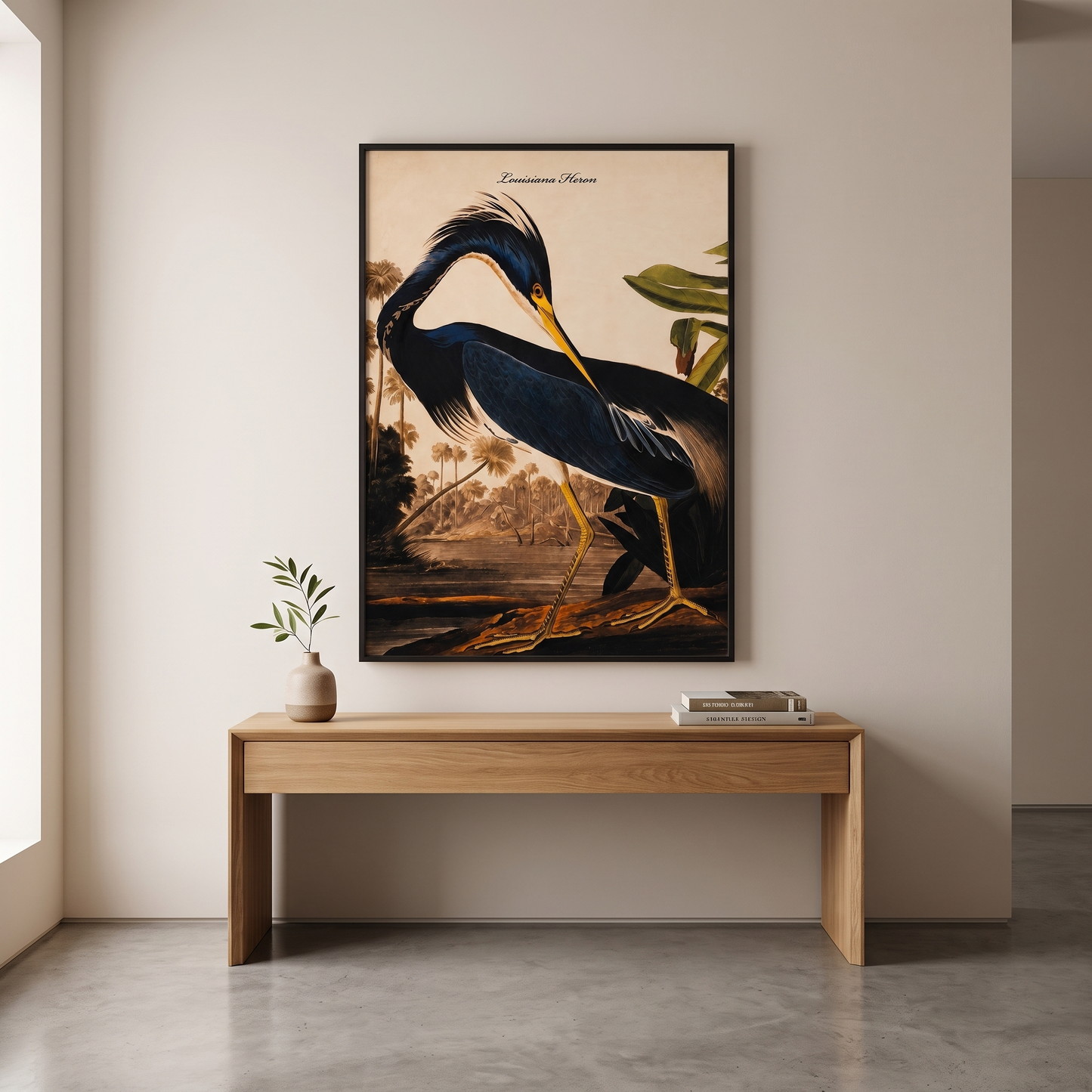 60485129 Heron Velvet Canvas Medium - 93 x 68cm