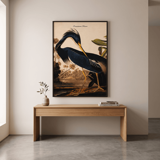 Pictures  -  60485129 Heron Velvet Canvas Medium - 93 x 68cm  -  60485129