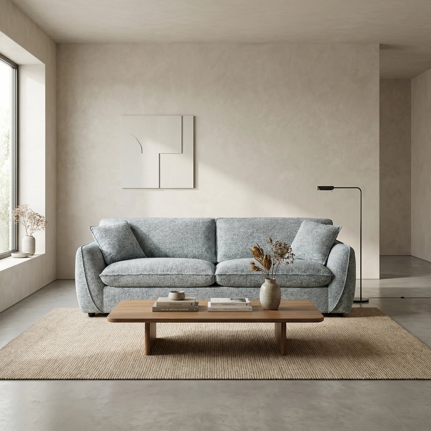 Furniture  -  Munich 3 Seater Sofa - Grey  -  60485136