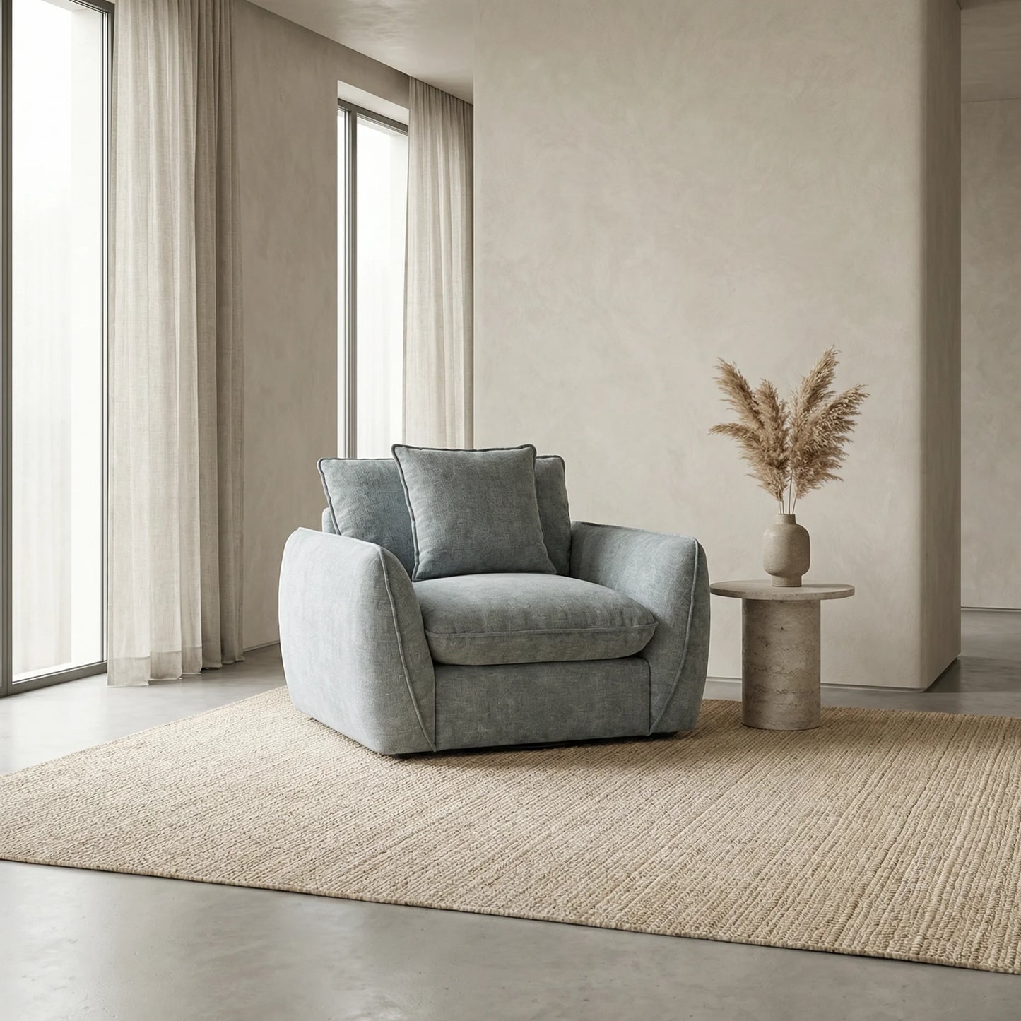 Furniture  -  Munich Armchair - Grey  -  60485138
