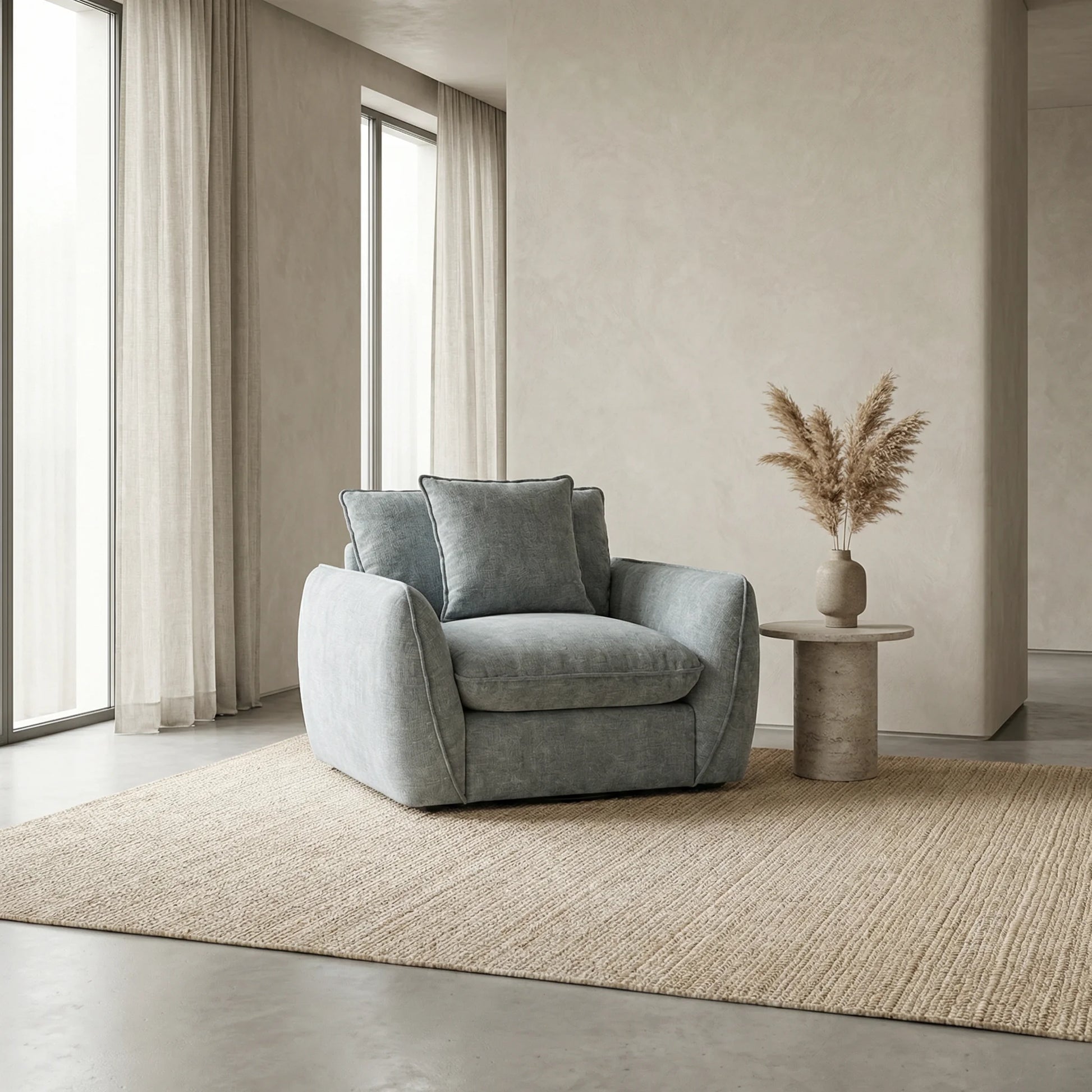 Furniture  -  Munich Armchair - Grey  -  60485138