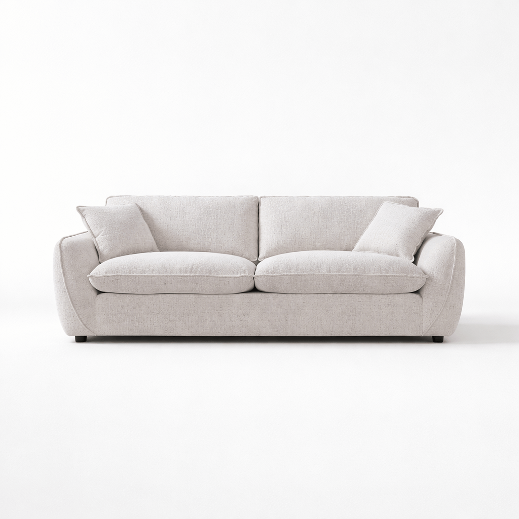 Furniture  -  Munich 3 Seater Sofa - Beige  -  60485140