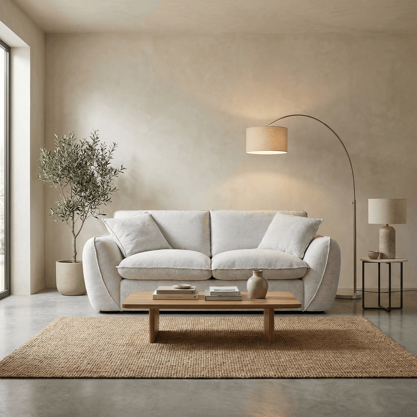 Furniture  -  Munich 2 Seater Sofa - Beige  -  60485141