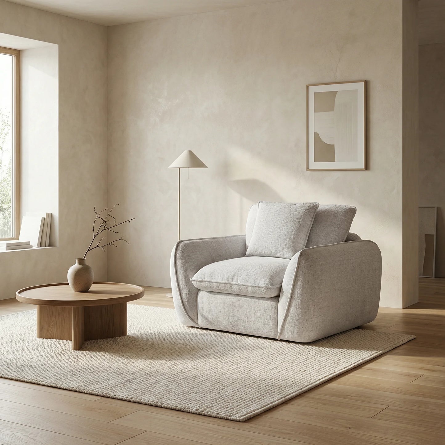 Furniture  -  Munich Armchair - Beige  -  60485142