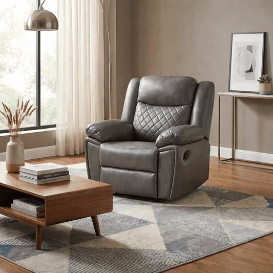 Furniture  -  Rachael Recliner Armchair - Grey  -  60485146