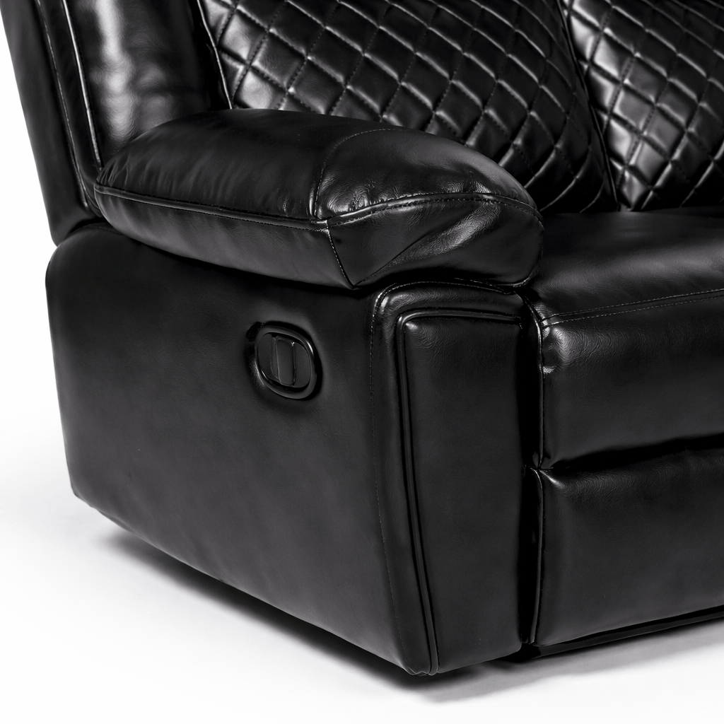 Furniture  -  Rachael Corner Sofa - Black  -  60485147