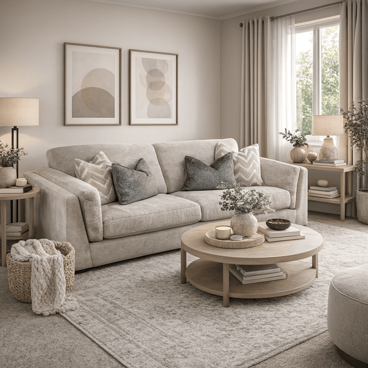 Florida 3 Seater Sofa - Silver