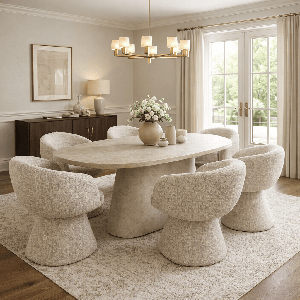 Furniture  -  Perth Dining Table & 6 Jade Chairs  -  60485207