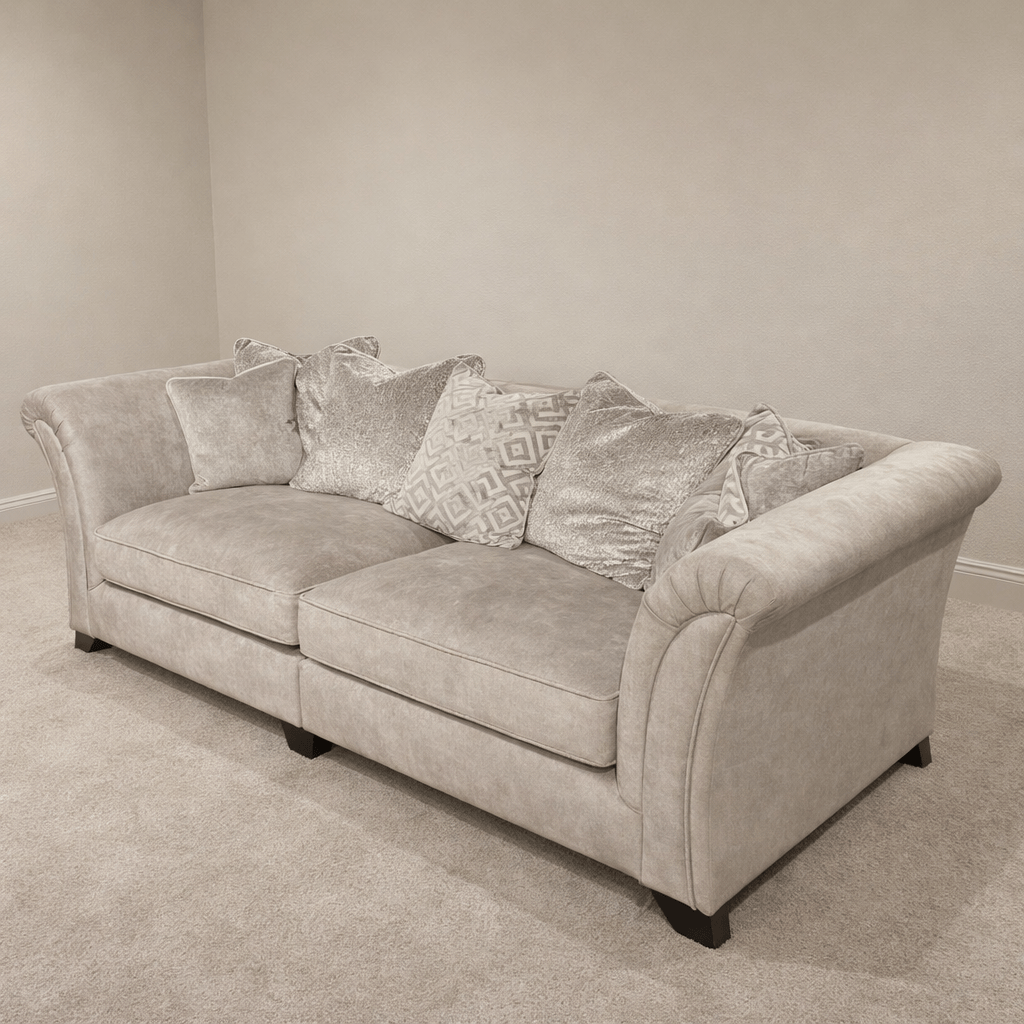 Furniture  -  Fabien 4 Seater Sofa - Cream  -  60485216