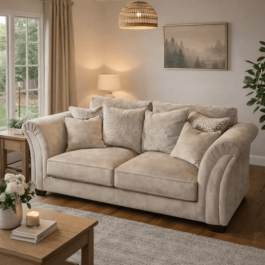 Fabien 2 Seater Sofa - Cream