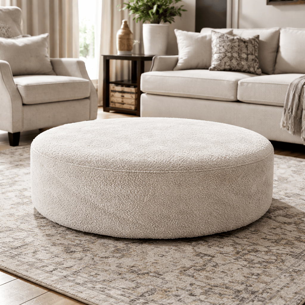 Active  -  Fabien Footstool - Cream  -  60485220