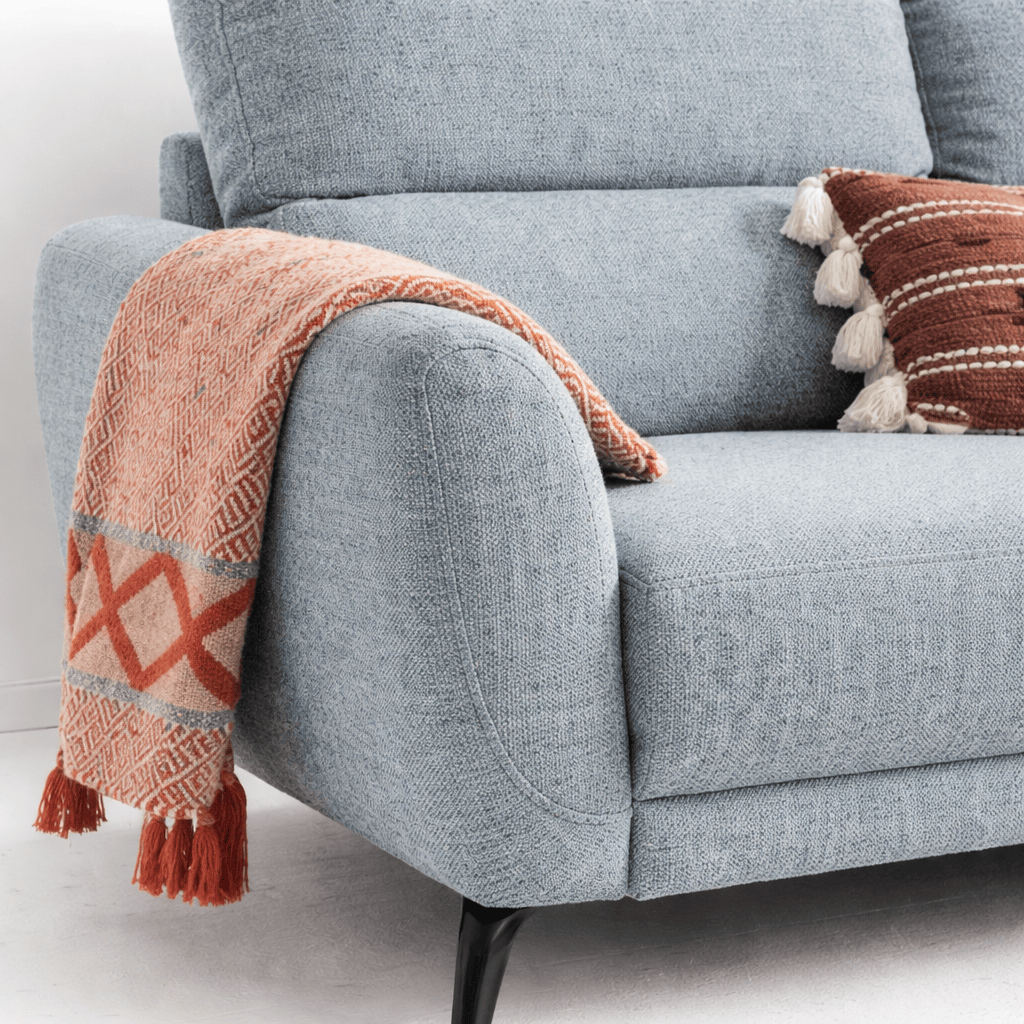 Furniture  -  Plaza 3 Seater Sofa - Grey  -  60485241