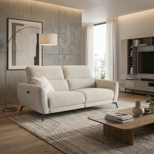 Furniture  -  Plaza 3 Seater Sofa - Beige  -  60485244