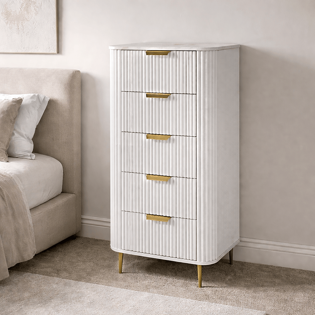 Furniture  -  Reed 5 Drawer Tall Chest  -  60485249