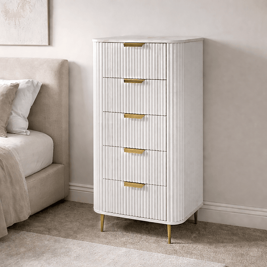 Furniture  -  Reed 5 Drawer Tall Chest  -  60485249