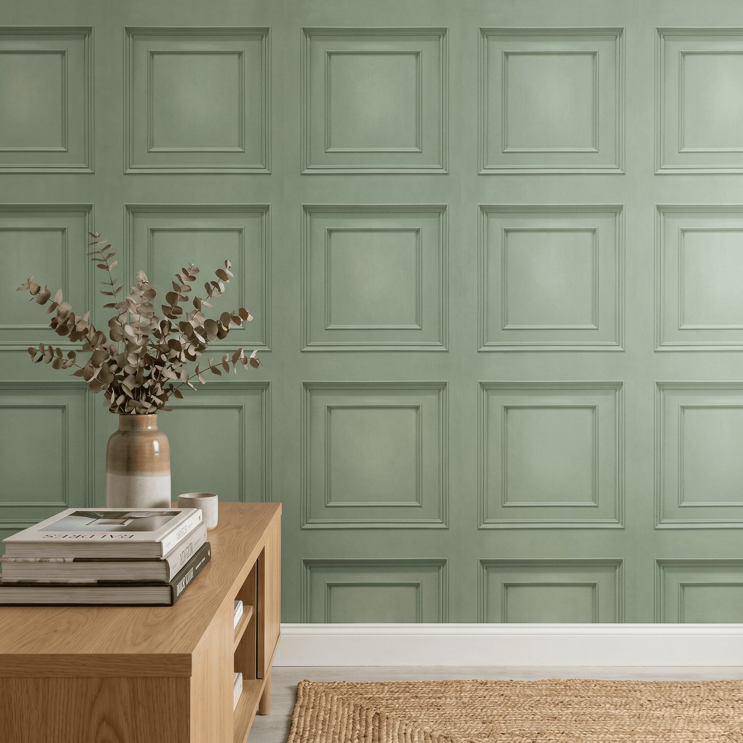 Belgravia Amara Sage Wallpaper - 7400