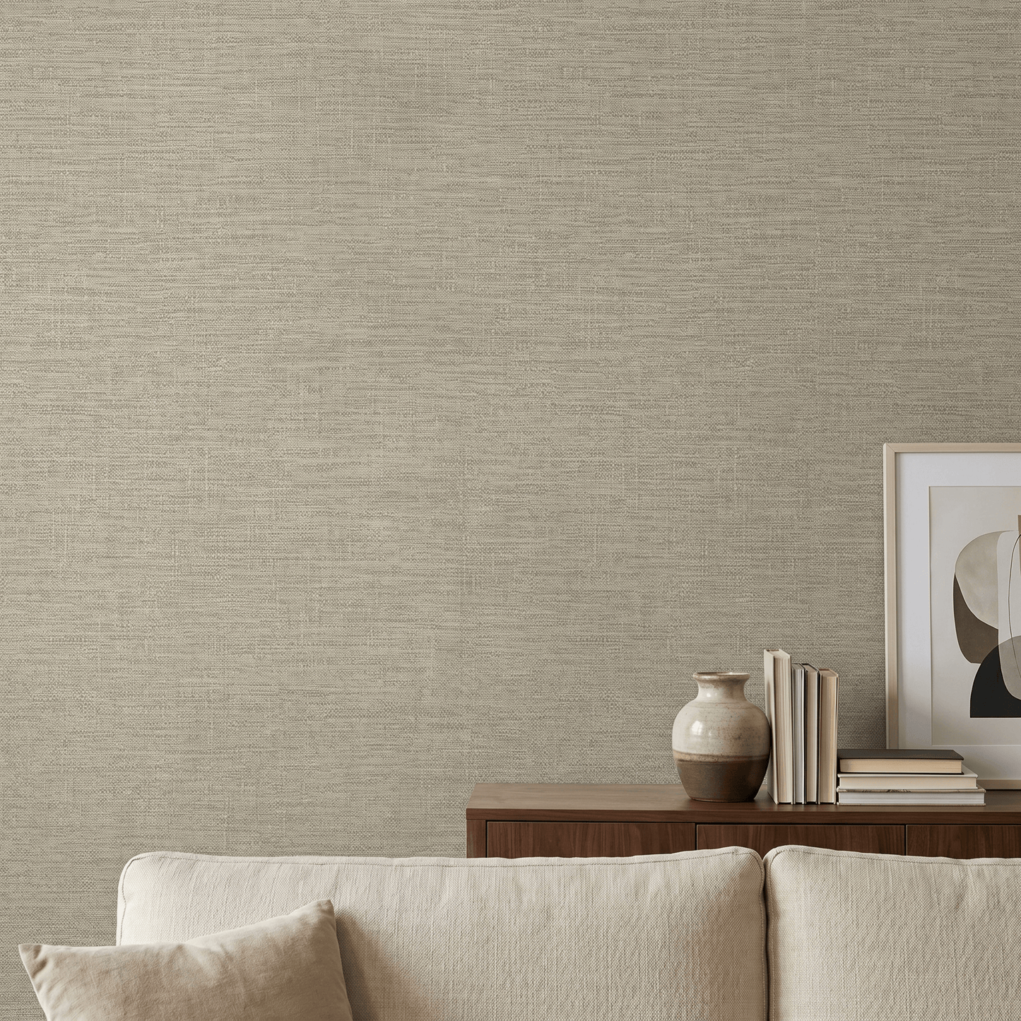 Wallpaper  -  Grandeco Telma Taupe Wallpaper - 199504  -  60485313