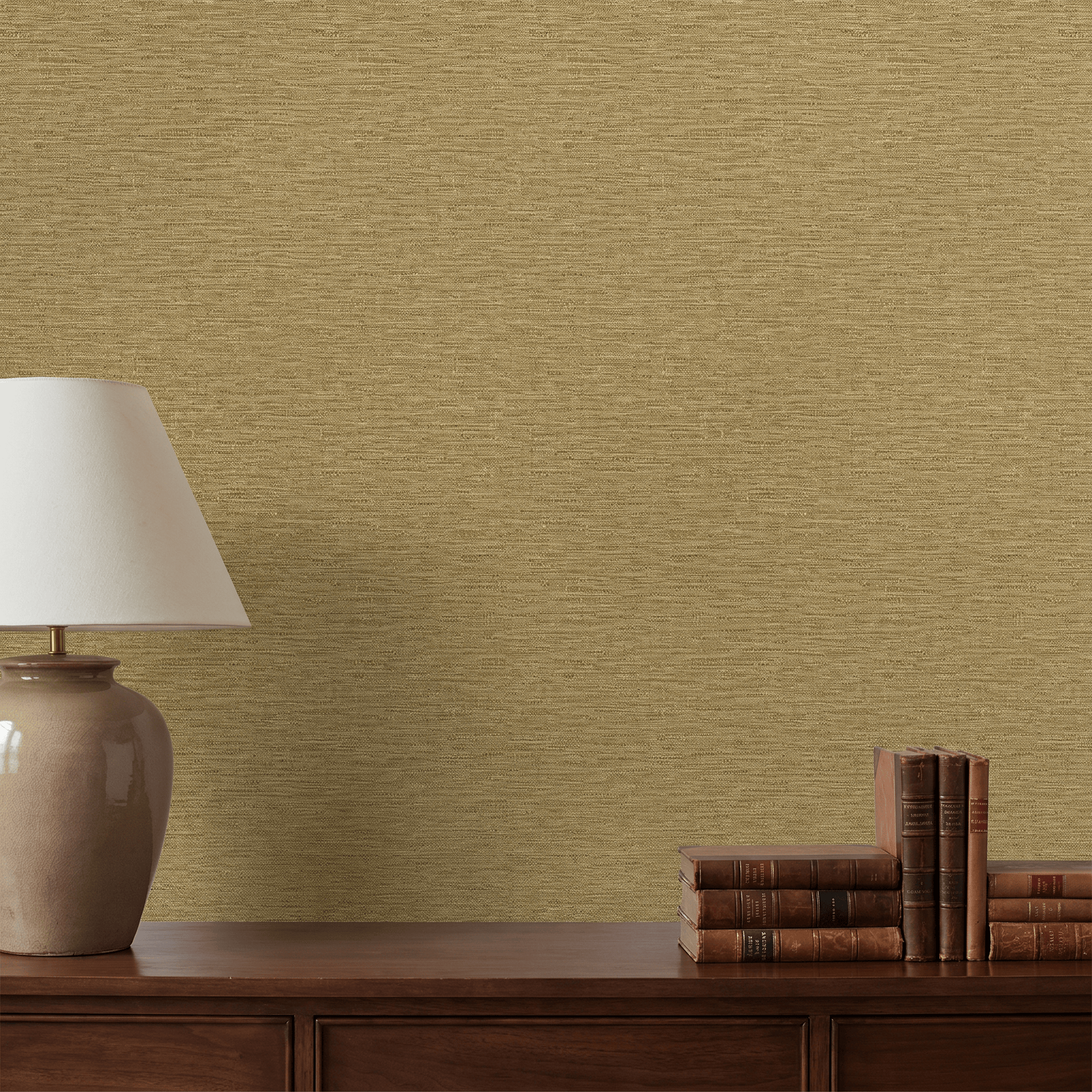 Wallpaper  -  Grandeco Telma Ochre Wallpaper - 199505  -  60485315