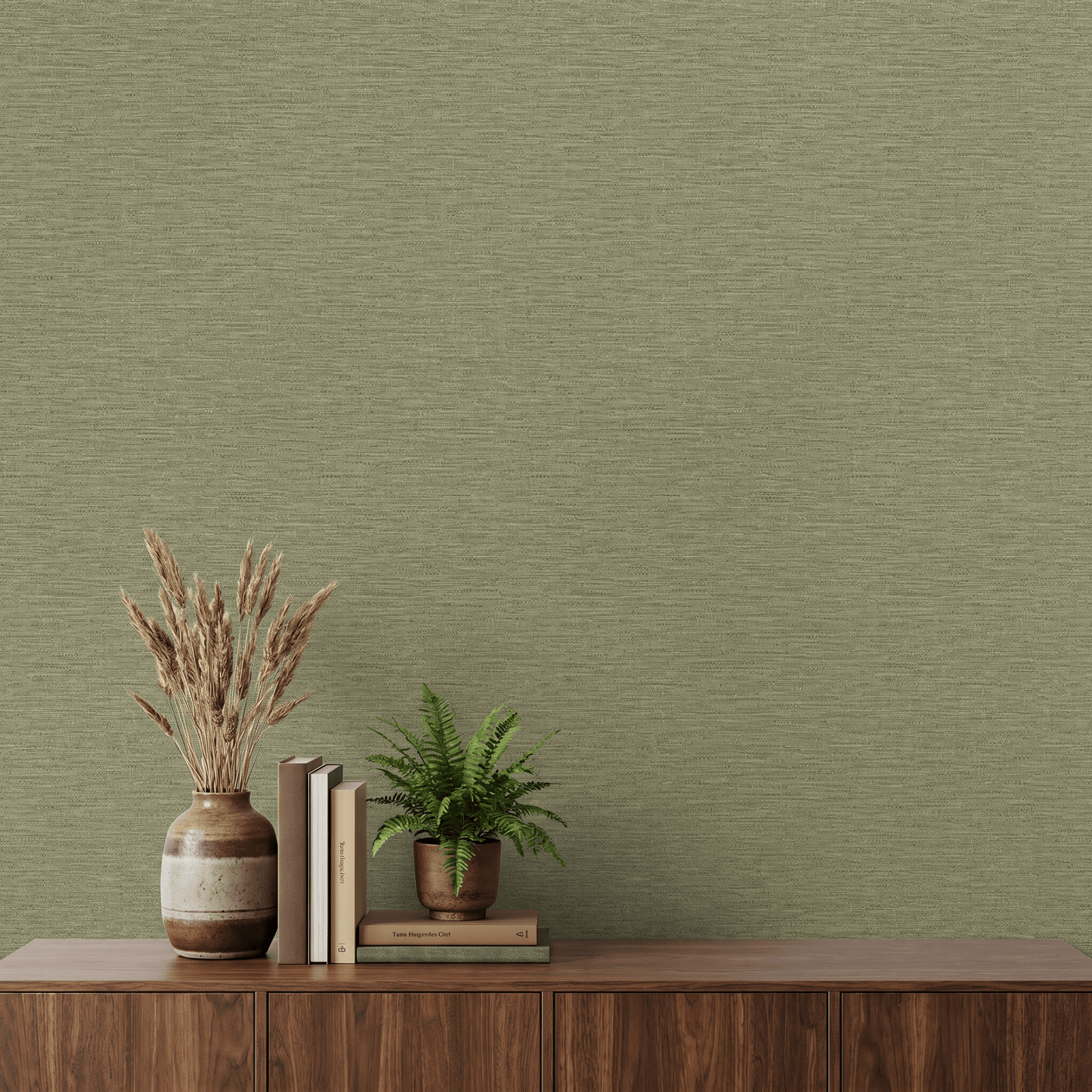 Wallpaper  -  Grandeco Telma Sage Green Wallpaper - 199510  -  60485321