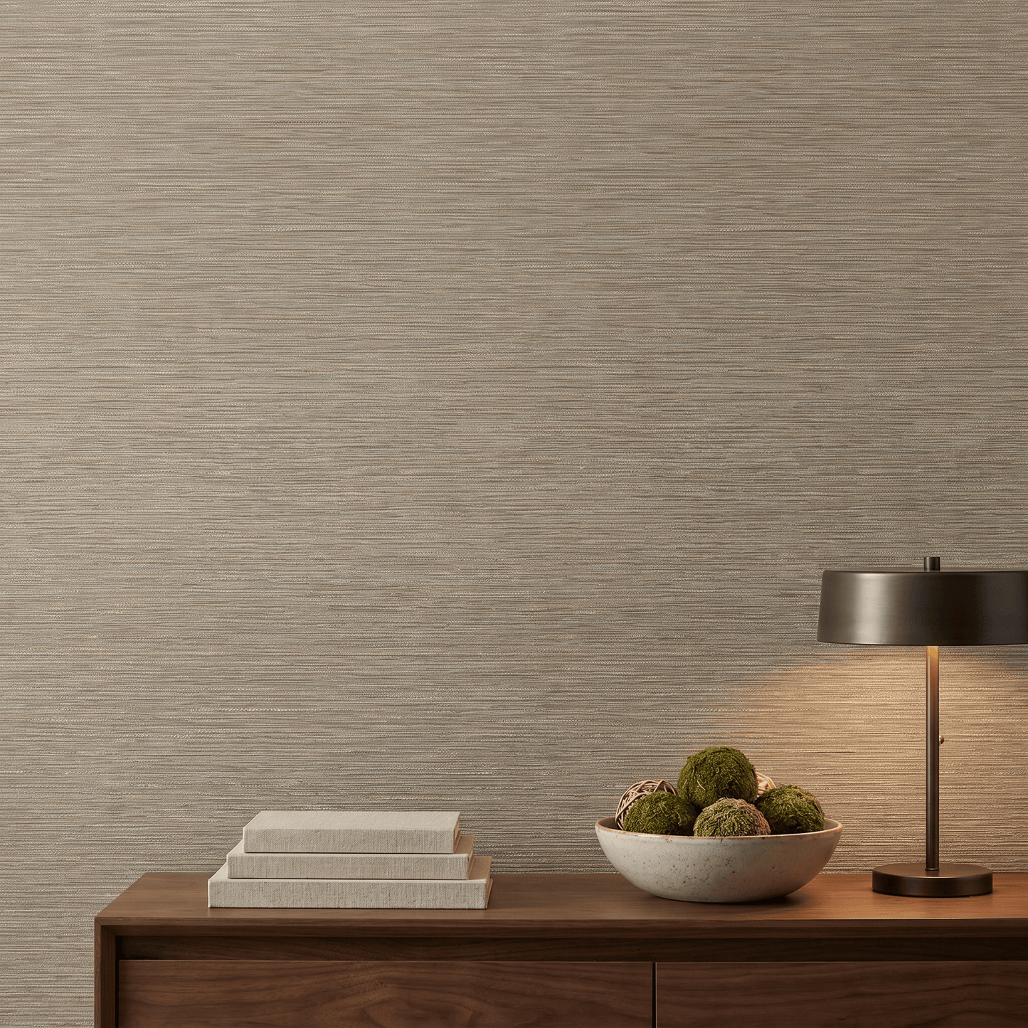 Wallpaper  -  Holden Grasscloth Texture Taupe - 66231  -  60485341