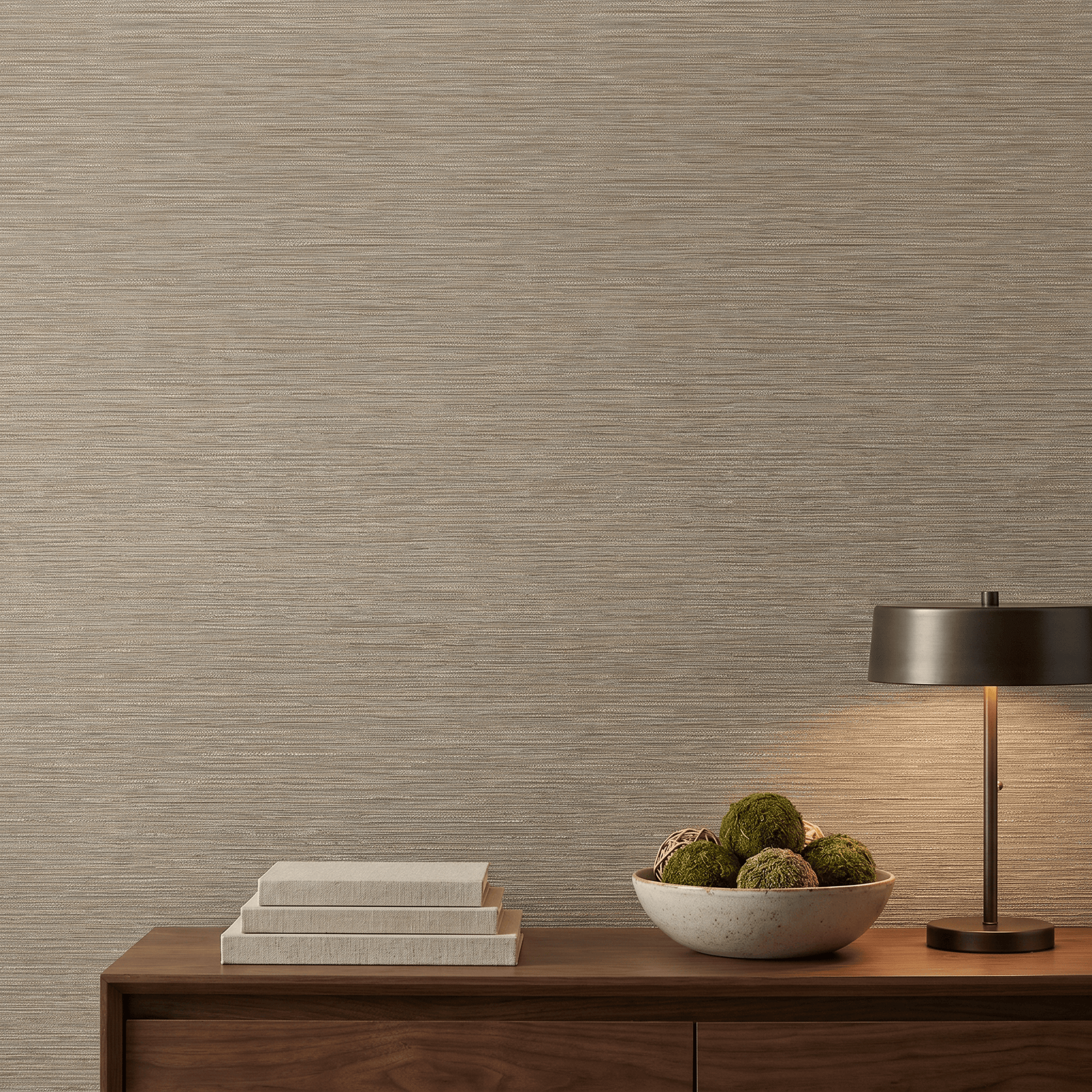 Wallpaper  -  Holden Grasscloth Texture Taupe - 66231  -  60485341