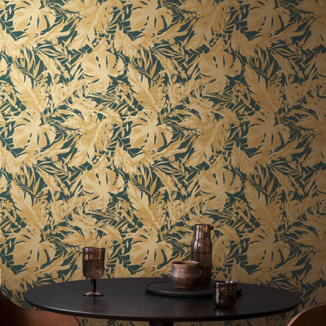 Wallpaper  -  A.S Cosmo Metallic Green Nature - 790636  -  60485353