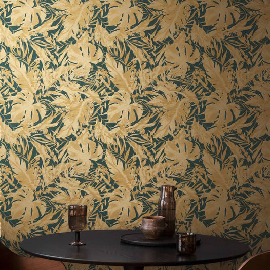 Wallpaper  -  A.S Cosmo Metallic Green Nature - 790636  -  60485353