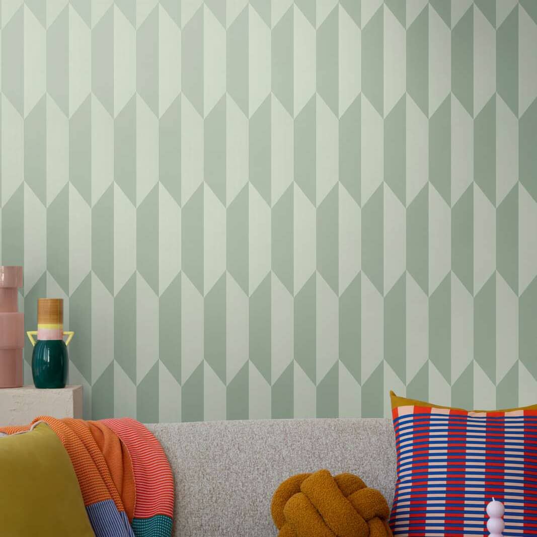 Wallpaper  -  A.S Cosmo Metallic Green Graphical - 790864  -  60485359