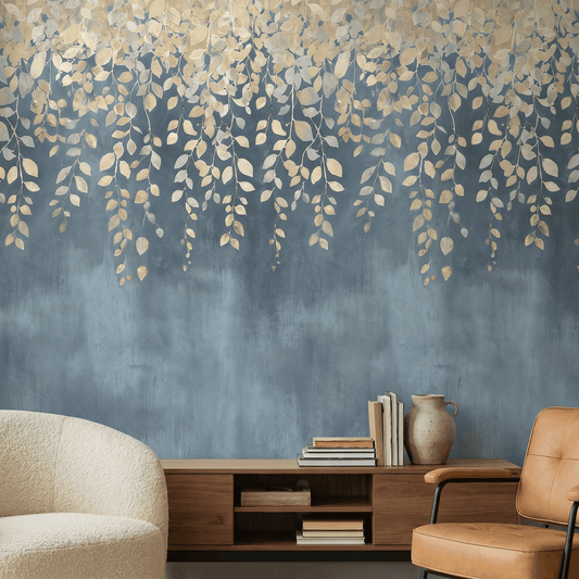 Wallpaper  -  A.S Cosmo Blue/Cream/Yellow Nature Wallpaper - 791442  -  60485369
