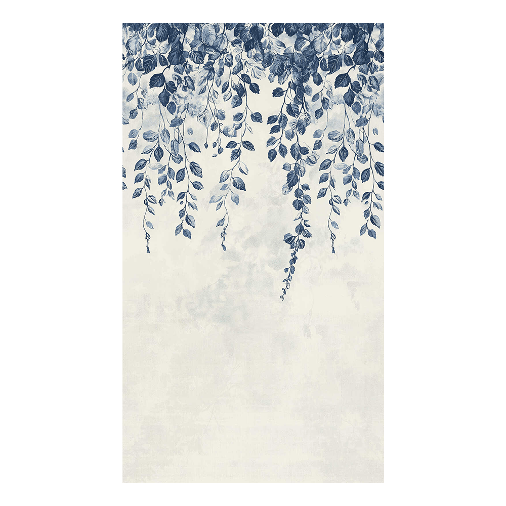 Sample  -  A.S Cosmo Blue & Cream Nature Mural Wallpaper Sample - 791445  -  60487268