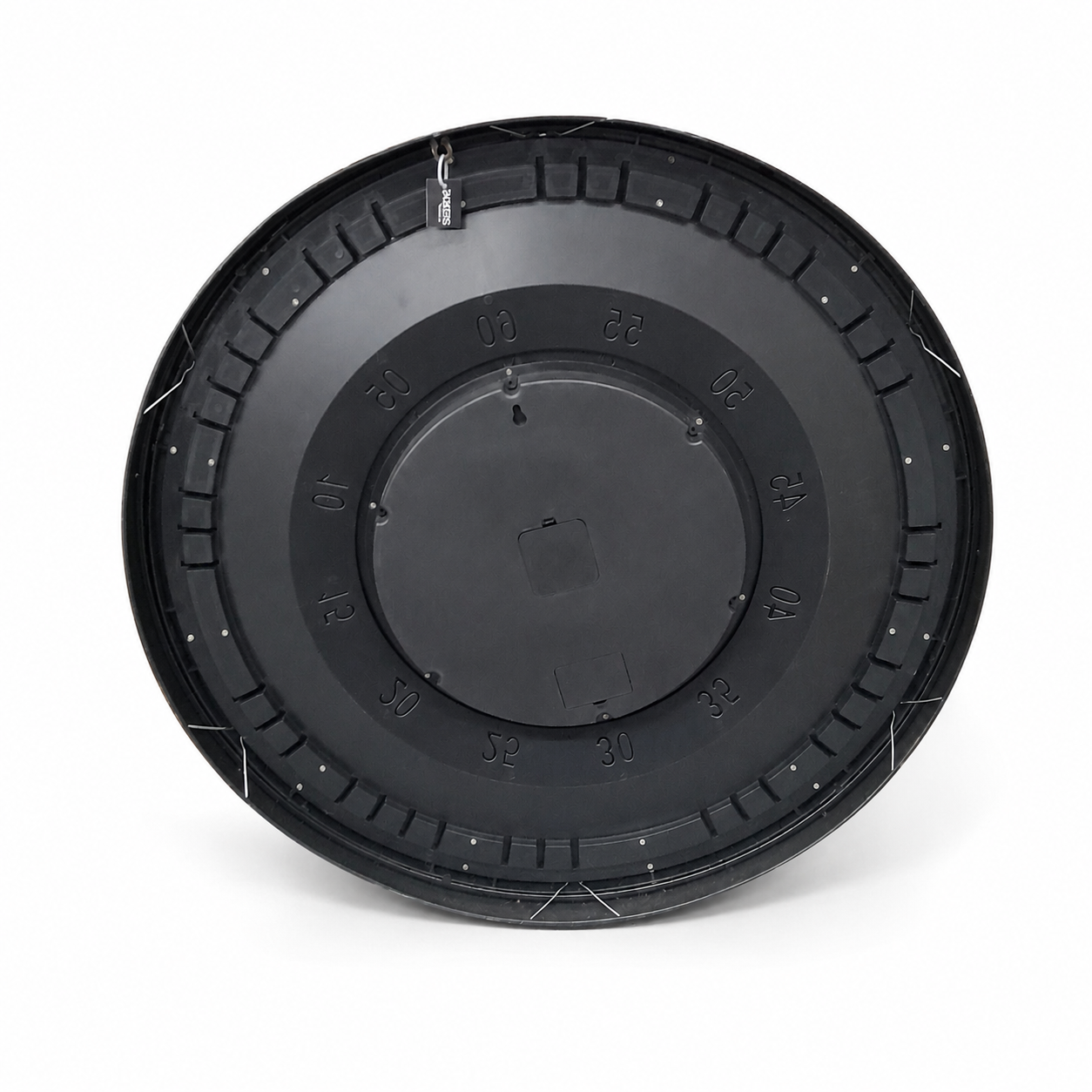 60485398 Black & Gold Wall Clock - 80cm