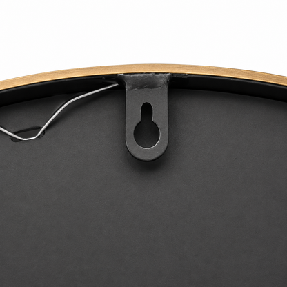 60485399 Wall clock hanging bracket close up image