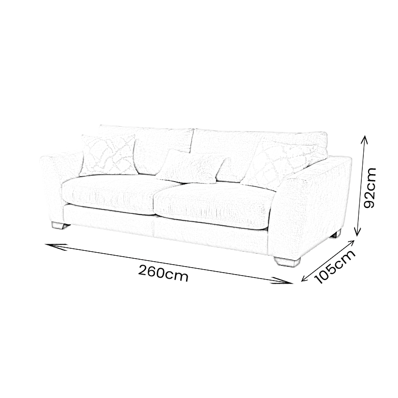 Furniture  -  Hetty 4 Seater Sofa  -  60485430