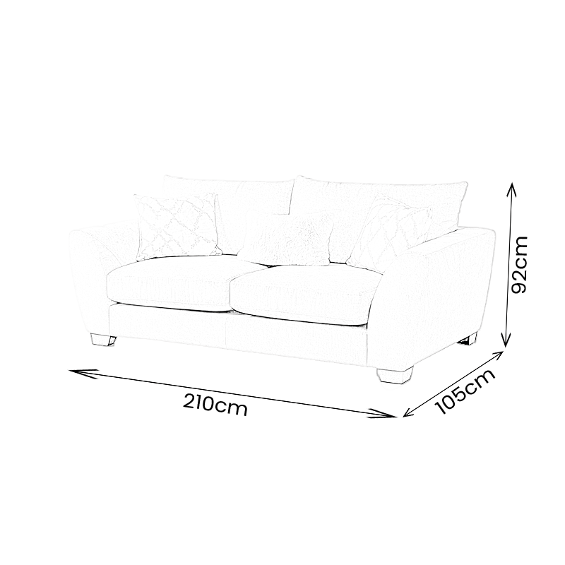 Furniture  -  Hetty 3 Seater Sofa  -  60485431