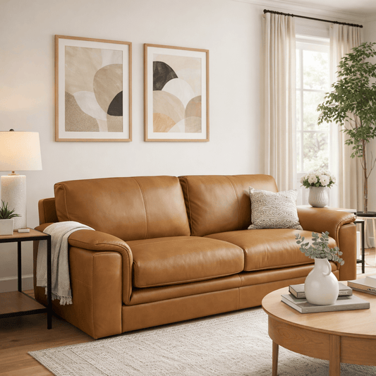 Active  -  SUPERB TODD 3 SEATER SOFA - TAN  -  60485441