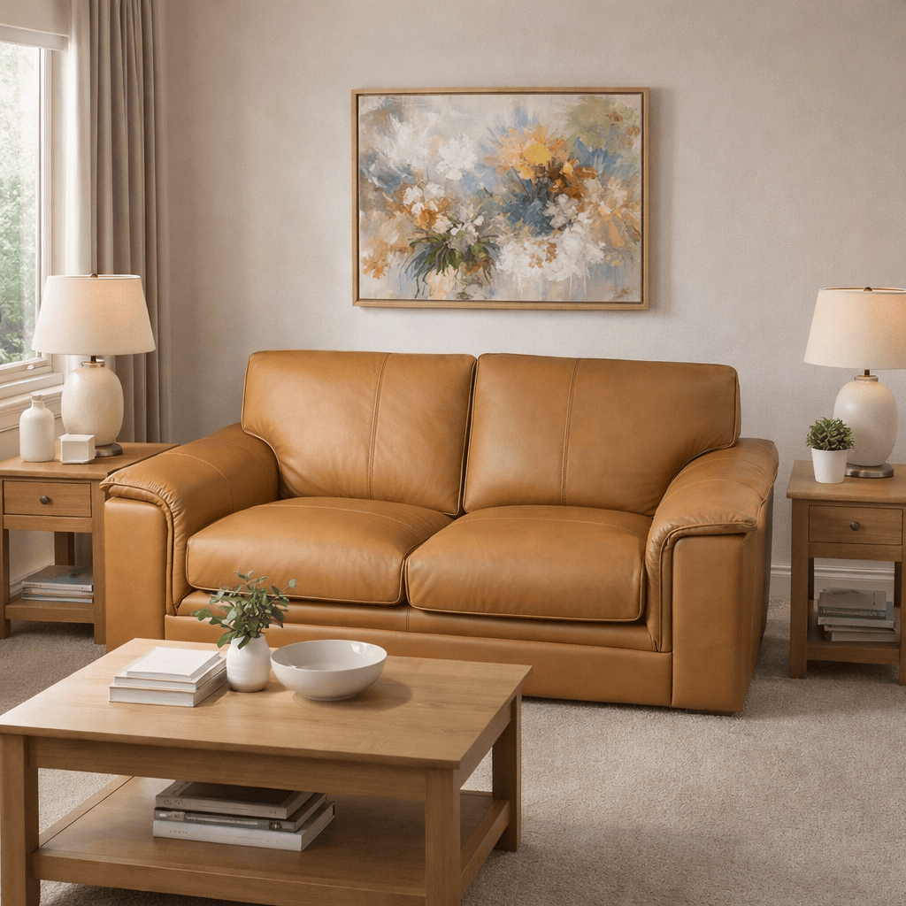 Furniture  -  Todd 2 Seater Sofa - Tan  -  60485442
