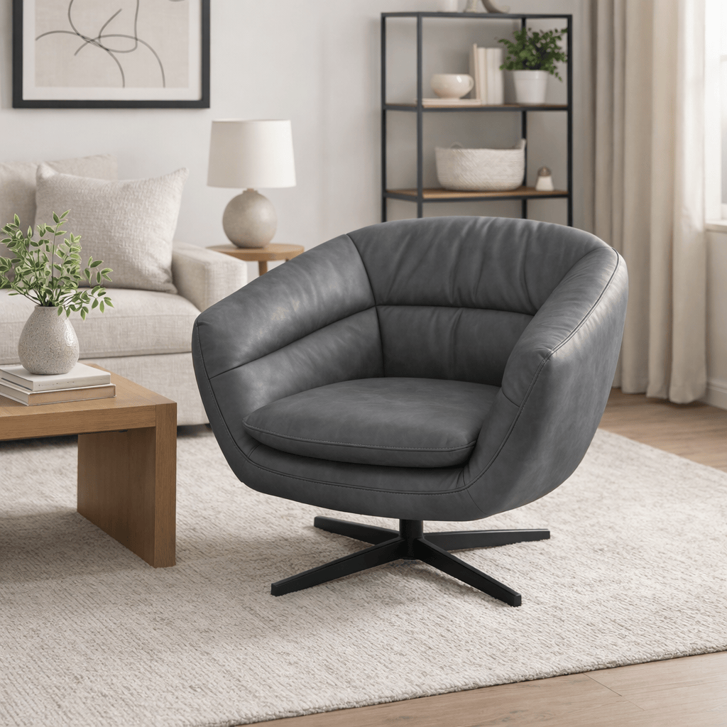 Active  -  SUPERB STOCKHOLM SEIVEL CHAIR - GREY  -  60485450