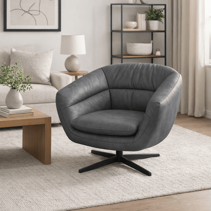 Active  -  SUPERB STOCKHOLM SEIVEL CHAIR - GREY  -  60485450