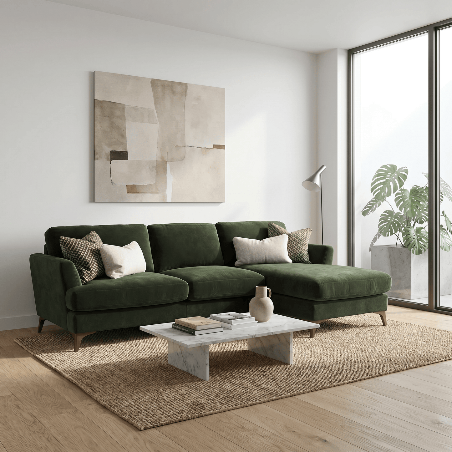 Furniture  -  Vegas RHF Chaise Sofa  -  60485479