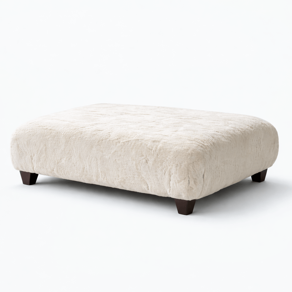 Furniture  -  Hetty Footstool - Ivory  -  60485482