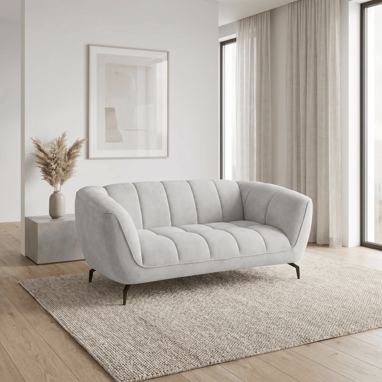 Furniture  -  Windham 2 Seater Sofa - Grey  -  60485516