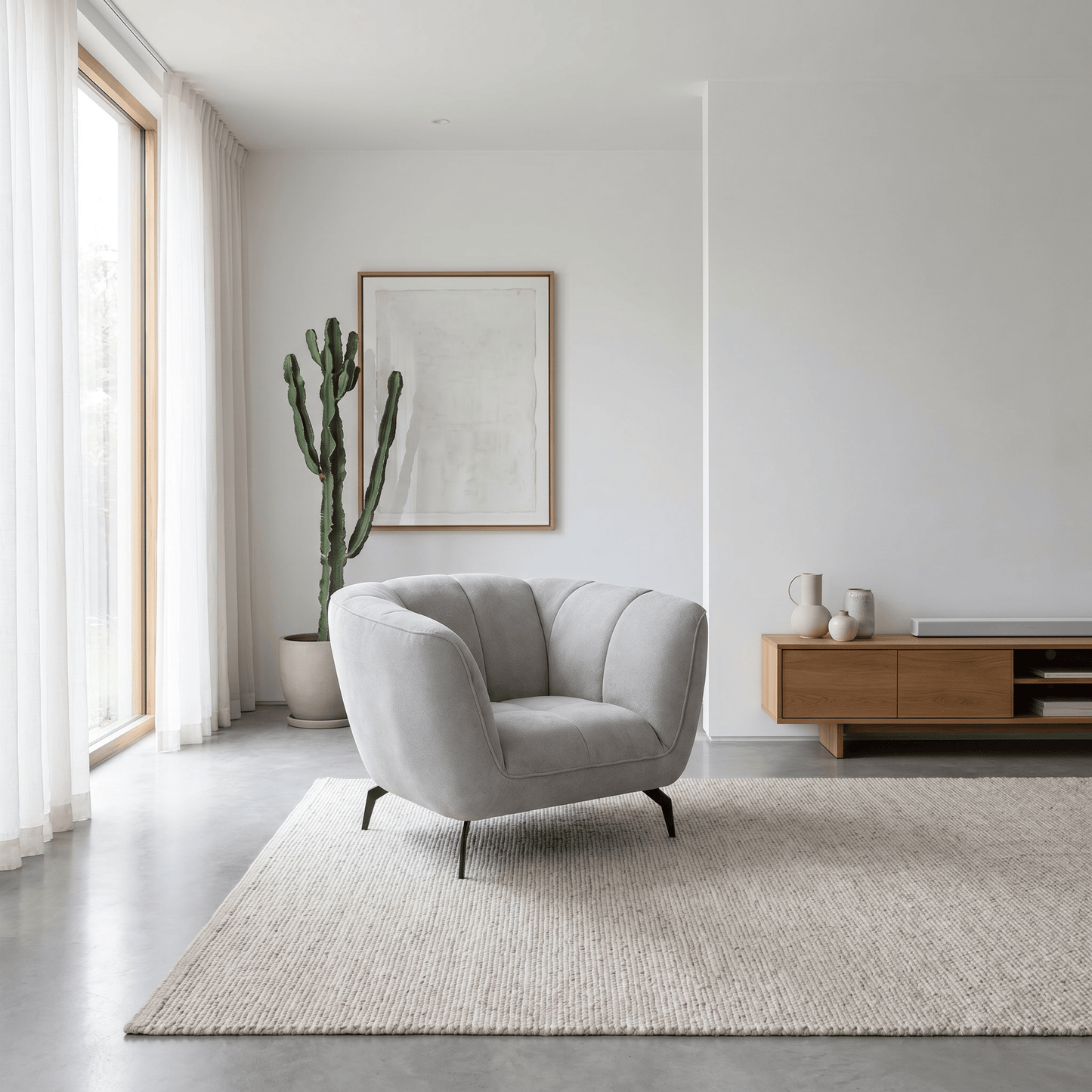 Furniture  -  Windham Armchair - Grey  -  60485517