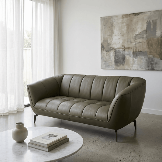 Furniture  -  Newark Leather 2.5 Seater Sofa  -  60485518