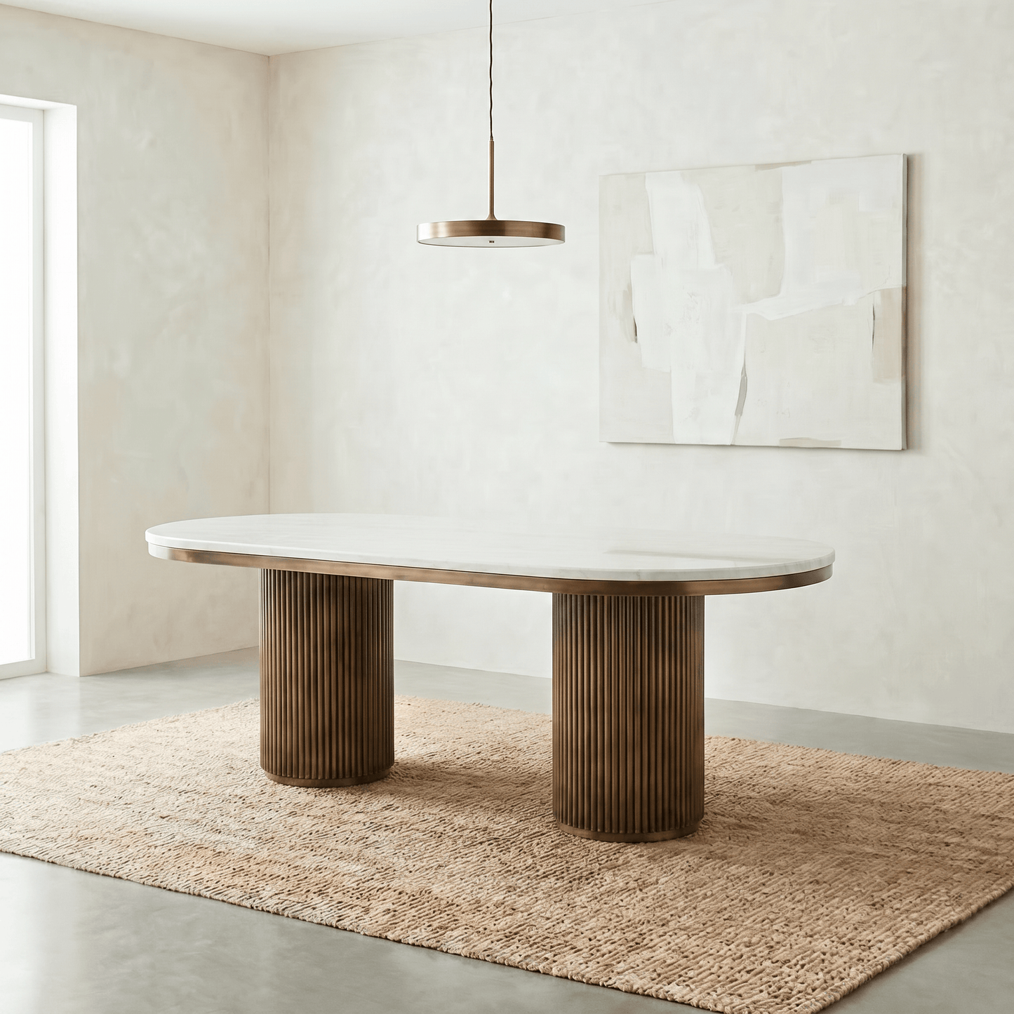 Furniture  -  Luca 2.4m Dining Table - Bronze  -  60485558
