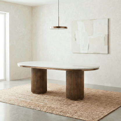 Furniture  -  Luca 2.4m Dining Table - Bronze  -  60485558